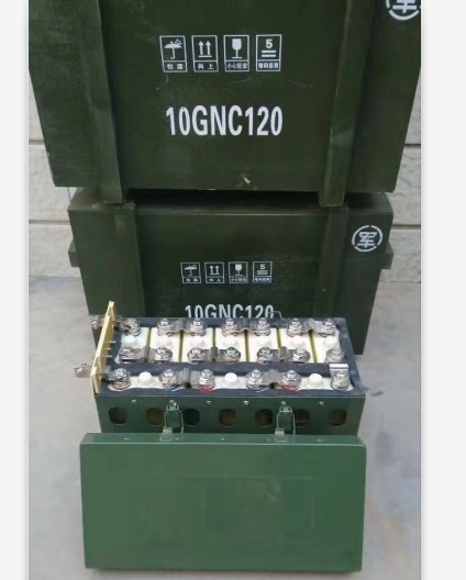 军用品自行高炮及指挥车用碱性蓄电池组10GNC120